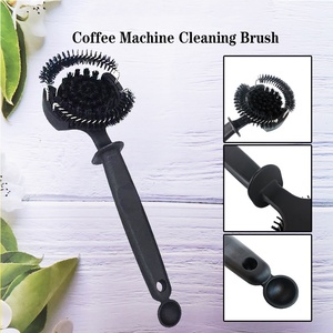 Cepillo de limpieza universal para máquina de café de 51/58 mm, diseño de mango largo desmontable para áreas de difícil acceso, resistente al calor - Product Image 2