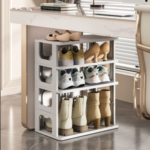 HAIXIN-Étagère à Chaussures Pliable en PP Améliorée pour la Maison, Gain d'Espace, Placement Sécurisé de Tous les Types de Chaussures - Product Image 1