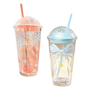 Sale Pink Durable Suitable Hot Drinks Custom Logo 2 Colors High-Quality Glass <b>Cup</b> for Women - Product Image 5