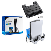 GEME Offre Spéciale d'usine Support de stockage de disques multifonctionnel en ABS pour console de jeu Base de chargement de manettes 12 mois