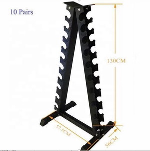 Set di Manubri Esagonali con Rastrelliera, Allenamento di Forza, Manubri Regolabili in Gomma con Testa Triangolare e Rotonda, Rastrelliere per Palestra - Product Image 5