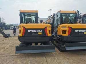 Nouvelle mini-excavatrice sur chenilles HX60 d'origine coréenne, 6 tonnes, mini-excavatrice Hyundai Hx55 en promotion - Product Image 5