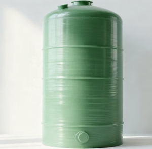 大型500Lグラスファイバー製水平/垂直地下貯蔵タンク 曲げ加工済み 環境に優しい 家庭用 水/燃料貯蔵用 - Product Image 3