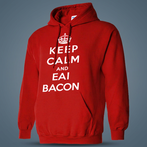 <b>Men's</b> <b>Red</b> Printed Fleece Breathable Eco-Friendly Pullover Hoodie & <b>Sweatshirt</b> Winter Polyester/Cotton Material - Product Image 2