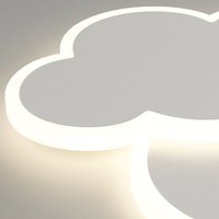 Plafonnier LED Nuage Nordique pour Chambre à Coucher, Protection Oculaire, Moderne, Simple, Romantique, Chaleureux, Créatif, pour Bureau, Intensité Variable, CRI Élevé