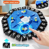 Jeu de société Crazy Letter Board à succès : Jeu éducatif rapide pour enfants, interaction familiale en intérieur