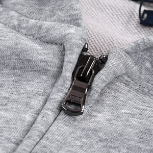 Felpa con Cappuccio e Zip in Puro Cotone di Alta Qualità per <span class=keywords><strong>Uomo</strong></span> e Donna, Etichetta Ricamata, <span class=keywords><strong>Abbigliamento</strong></span> di Marca - Product Image 6