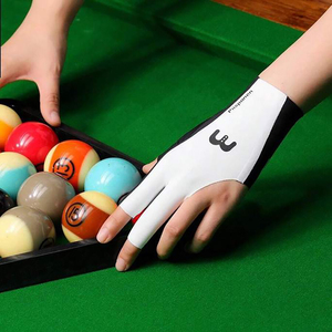 Gant de billard professionnel sans couture à 3 doigts, haute élasticité, résistant à l'usure et antidérapant pour le billard chinois à 8 boules - Product Image 4