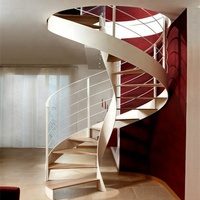 DAIYA loft escaliers avec semelle en bois escalier en spirale