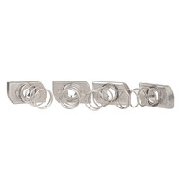 Écrous de canal de jambe de force SS ressort Long M4 M5 M6 M8 M10 M12 ressorts écrou à fente en T coulissant écrou de fixation de construction