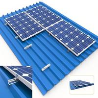 Vente directe usine – Supports de montage photovoltaïque métalliques réglables pour toiture résidentielle, taille personnalisable, surface anodisée durable