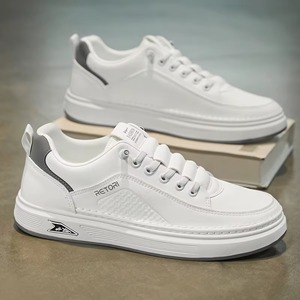 Chaussures de sport d'été pour hommes JY, version coréenne, design surdimensionné, couleur blanche, décontractées et tendance avec amorti - Product Image 2