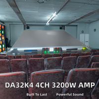 Amplificateur de puissance classe D DA32K4 4 canaux 3200W*4 26800W, équipement audio professionnel/amplificateurs pour enceintes