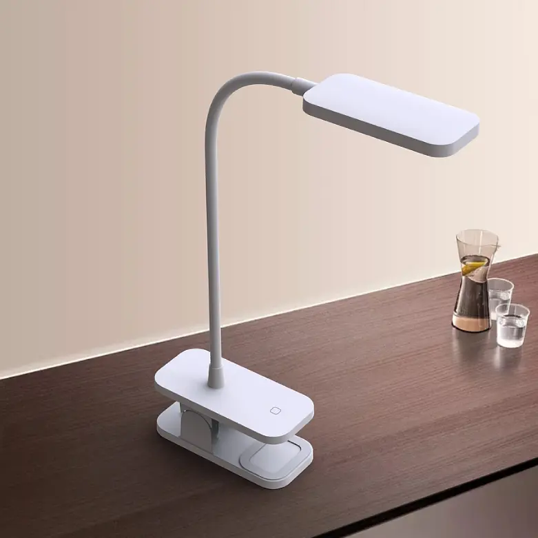 Lampe LED à pince pour table de bureau, avec variateur, nouveauté 2020