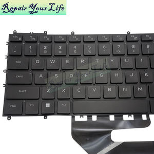 คีย์บอร์ดแล็ปท็อปแบ็คไลท์ภาษาอังกฤษ US สำหรับ <span class=keywords><strong>Dell</strong></span> Alienware X15 R1 R2 X15 05vhrx X17คีย์บอร์ด0051KH R1สีดำใหม่ - Product Image 3