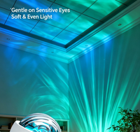 Lampe de projection ciel étoilé à ondulations aquatiques transfrontalière, veilleuse laser ciel étoilé, lampe d'ambiance audio Bluetooth
