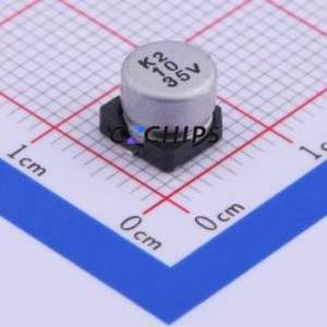 Condensador Electrolítico de Aluminio SMD UWP1V100MCL1GB, D6.3xL5.4mm 10uF 20% 35V 29mA-120Hz - Product Image 1