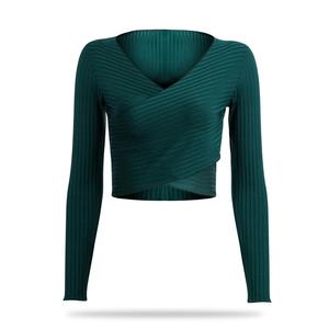Alta calidad mujer <span class=keywords><strong>jersey</strong></span> de color puro o-Cuello de manga larga suéter de las mujeres - Product Image 6