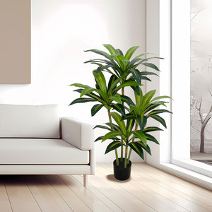 110CM/44in plastica artificiale uccello paradiso festival delle piante di natale nuovo anno di Halloween pasqua in vaso palma ulivo - Product Image 2