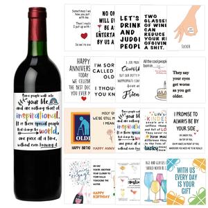 Etiquetas Adhesivas Divertidas para Botellas de Papel, Resistentes al <span class=keywords><strong>Agua</strong></span>, para Fiestas de <span class=keywords><strong>Cumpleaños</strong></span>, Bodas, Bebidas, Arreglos de Té - Product Image 4