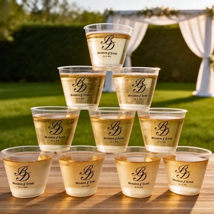 Vasos de Plástico PP Esmerilado de 12oz con Logotipo Personalizado, Libres de BPA, Reutilizables para Bodas, Fiestas y Eventos - Product Image 5