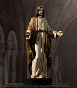 מותאם אישית <span class=keywords><strong>jesus</strong></span> פסל פסל הכנסייה figine לפי העיצוב או התמונה שלך - Product Image 2