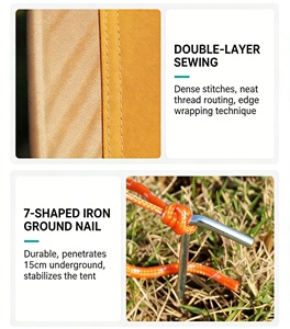 Tenda da Spiaggia Automatica di Lusso Impermeabile per uno Stile di Vita Elegante e un Comodo Riparo dal <span class=keywords><strong>Sole</strong></span> e dalla Sabbia - Product Image 4