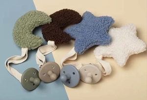 <span class=keywords><strong>Attache</strong></span>-tétine pour bébé, pendentif tétine tendance, clips porte-tétine doux à motif dessin animé, pendentif en <span class=keywords><strong>peluche</strong></span>, support de tétine - Product Image 6