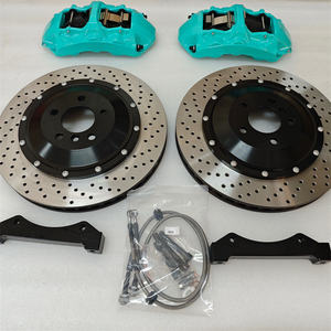 Sistema de pinza de 6 pistones de alta calidad, Kit de freno grande compatible con Toyota <span class=keywords><strong>Supra</strong></span> Mk4 1995 Audi A3 <span class=keywords><strong>Mini</strong></span> Accord Honda Golf GTI E36 E46 - Product Image 3