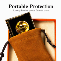 Cutter à cigares de luxe en V avec perforateur intégré, ensemble de ciseaux métalliques à double lame de précision, coffret cadeau premium pour fumeurs, vente en gros B2B