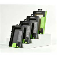 Caja de Papel para Embalaje Personalizado de Productos Electrónicos, con Ventana Transparente Frontal, para Fundas de Teléfono Móvil Impresas