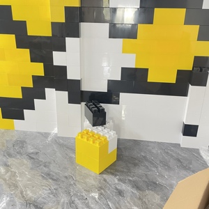 COBLOCKS personalizado DIY creativo interior y exterior jugar decoración componentes, amarillo pequeño rectángulo Jumbo bloque módulo - Product Image 3