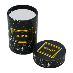 Boîtes à fleurs en <span class=keywords><strong>tube</strong></span> de papier de <span class=keywords><strong>carton</strong></span> rond noir de luxe personnalisé Boîte d'emballage cadeau cylindrique pour fleurs - Product Image 6
