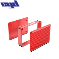 Service d'usinage CNC personnalisé Pièces en métal aluminium Boîte d'équipement Corps fendu Boîtier en aluminium extrudé Usinage CNC