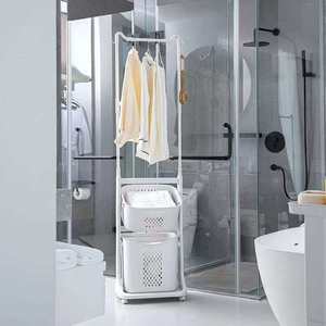 Tendedero con Ruedas al por Mayor, Tendedero Interior para <span class=keywords><strong>Ropa</strong></span>, Perchero para <span class=keywords><strong>Ropa</strong></span> de Bebé, Rodante, Desmontable y Extraíble - Product Image 6