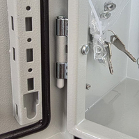 Boîtier de distribution électrique en acier laminé à froid de qualité industrielle IP40, revêtu par pulvérisation, durable