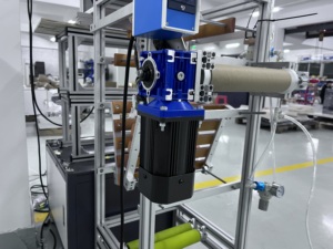 Auto Winding Two-layer Blown Film Machine Motor EVA/LDPE/PA/<strong>PLA</strong>/PVC/PP/PET/HDPE/LLDPE Processing 30kg/h Output Model KH-1803C - Product Image 3