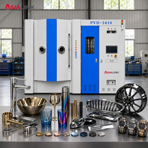 Machine de placage ionique sous vide Asialink pour boîtiers d'appareils photo, anneaux d'objectif, équipement de revêtement décoratif PVD Al260824-95, produit pour appareils photo - Product Image 2