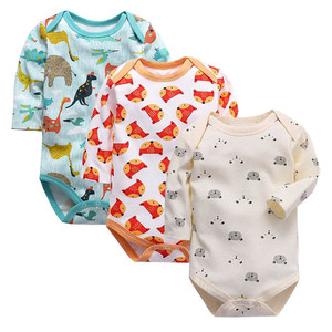 All'ingrosso body per <span class=keywords><strong>neonati</strong></span> a manica lunga con stampa pigiama per bambini primavera e autunno tuta girocollo per <span class=keywords><strong>neonati</strong></span> - Product Image 3
