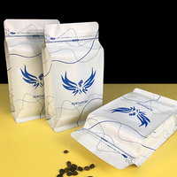Sachet Doypack Personnalisé avec Logo Imprimé et Valve pour Emballage de Grains de Café Torréfiés Gourmands