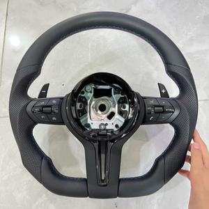 レザーカーステアリングホイールBMW F30 F10 F15 F20 F22 F25 F32 M3 M5 E46 E60 E70 E90 E91 - Product Image 1
