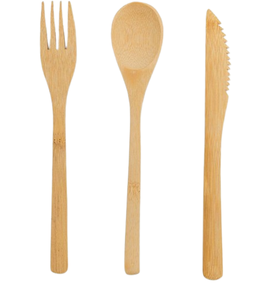 Vajilla Cubiertos de madera para cocina Decoración de mesa Juegos de cubiertos Hogar Hotel Restaurante Cubiertos de madera - Product Image 2