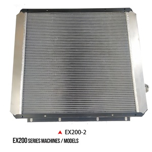 หม้อน้ำ 4287043 สำหรับรถขุดฮิตาชิ EX200-2 ระบบระบายความร้อนเครื่องยนต์ ใช้ได้กับเครื่องยนต์อีซูซุ 6BG1 - Product Image 1