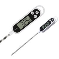 Termometer Dapur Rumah Tangga TP300, Pengukur Suhu Makanan, Termometer Daging, Termometer Digital untuk Barbekyu, Grosir
