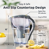 Kotak Hadiah Kemasan Pitcher Air Alkali, Jug Pemurni Air Minum Sehat, Ideal untuk Hadiah Perusahaan