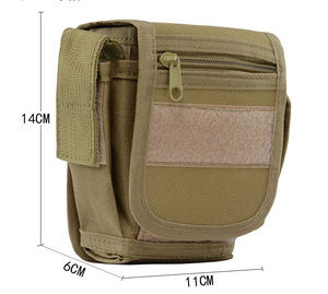 Sac banane multifonction camouflage pour le travail en extérieur, sac de rangement pour téléphone portable, fermeture éclair, polyester résistant à l'usure - Product Image 3