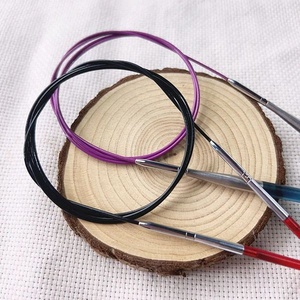 Cables Giratorios <span class=keywords><strong>de</strong></span> Acero Inoxidable <span class=keywords><strong>KnitPro</strong></span> Smooth <span class=keywords><strong>de</strong></span> 40/50/60/80/100/120/150 cm para <span class=keywords><strong>Agujas</strong></span> <span class=keywords><strong>de</strong></span> <span class=keywords><strong>Tejer</strong></span> Circulares Intercambiables - Product Image 4
