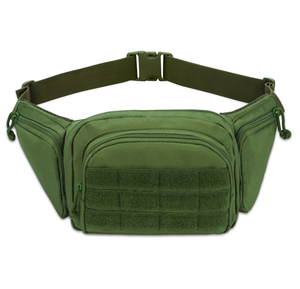 DFW0114 Riñonera Ajustable de Gamuza con Camuflaje Verde Caqui y Negro, con Sistema Molle, Material Superior y Cinturones Cómodos - Product Image 5