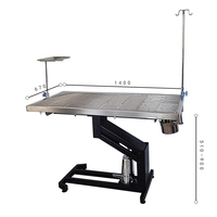 Table d'opération pour animaux de compagnie (chiens et chats) – Tables d'opération pour hôpitaux et cliniques vétérinaires – Tables chirurgicales vétérinaires à levage hydraulique