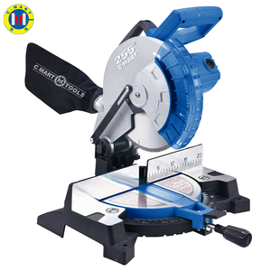 <span class=keywords><strong>Scie</strong></span> à onglets coulissante électrique professionnelle C-Mart de haute qualité, 1600 W, 255 mm, en aluminium, haute précision, plateau tournant - Product Image 1